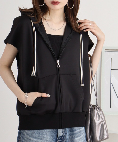 EGLANTINE パーカー Eglantine ダンボールジップベスト セットアップ 