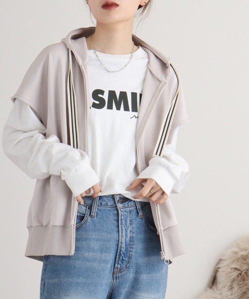 EGLANTINE パーカー Eglantine ダンボールジップベスト
