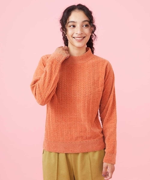 ニット セーター Mini CHENILLE ニットプルオーバー レディース