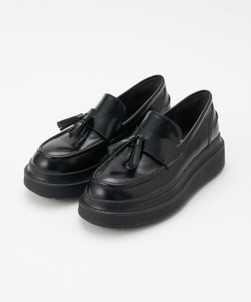 新品　ランバンオンブルー　ローファー 厚底タッセルローファー レディース 本革 ランバン オン ブルー LANVIN en Bleu 厚底タッセルローファー