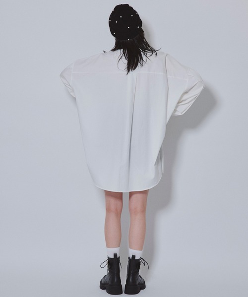 ブラウス シャツ 「Narcissus」シンプルオーバーシャツ レディース Narcissus ブラウス シャツ 「Narcissus」シンプルオーバー