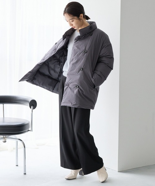 Andemiu スラックス パンツ 「LサイズWEB限定」タックワイド