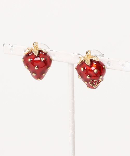 ANNA SUI ピアス いちごモチーフ ピアス レディース : ZOZOTOWN