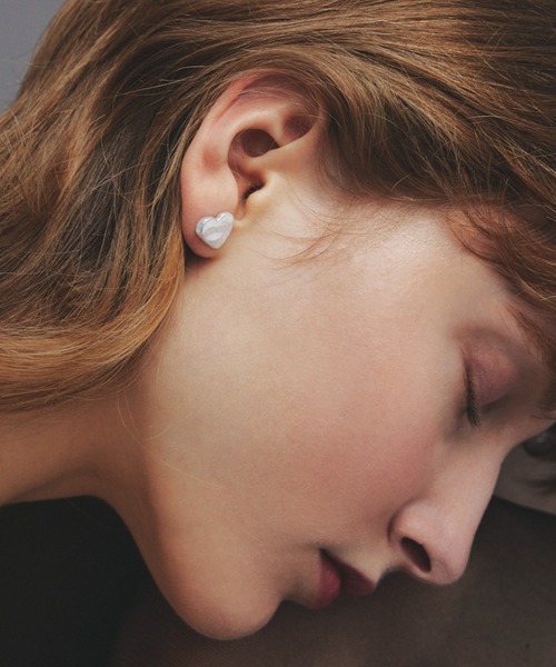 les bonbon ピアス 「les bonbon」heart stud pierce/ハート