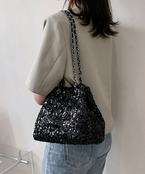 Mignonjour ショルダーバッグ バッグ FReePLACe/2wayスパンコール
