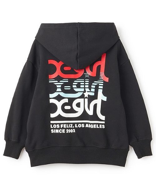 X-girl Stages（エックスガールステージス） tシャツ バックミルズロゴ