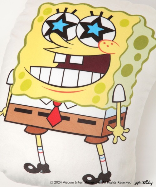 BAYFLOW クッション クッションカバー 「SpongeBob(スポンジ