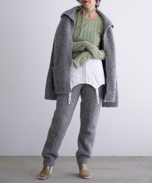 oll パンツ British fur knit pants レディース メンズ : ZOZOTOWN