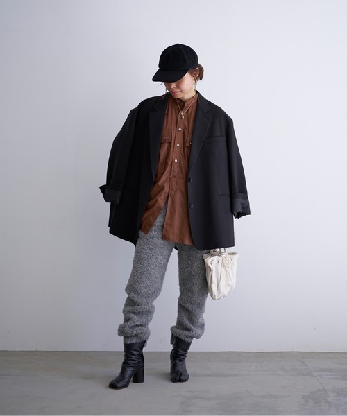 パンツ oll kyoto  trousers oll パンツ British fur knit pants レディース メンズ : ZOZOTOWN