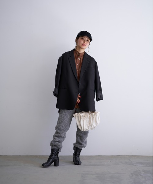 oll パンツ British fur knit pants レディース メンズ : ZOZOTOWN
