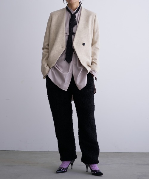パンツ oll kyoto  trousers oll パンツ British fur knit pants レディース メンズ : ZOZOTOWN