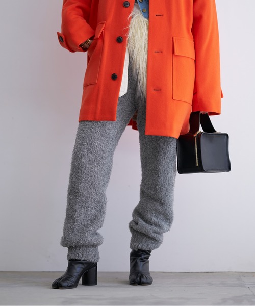 oll パンツ British fur knit pants レディース メンズ : ZOZOTOWN