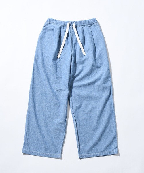 Johnbull（ジョンブル）の「デニムダブルタックワイドパンツ