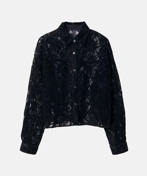 ブラウス シャツ フロッキーレースシャツ / Flocky Lace Shirt レディース