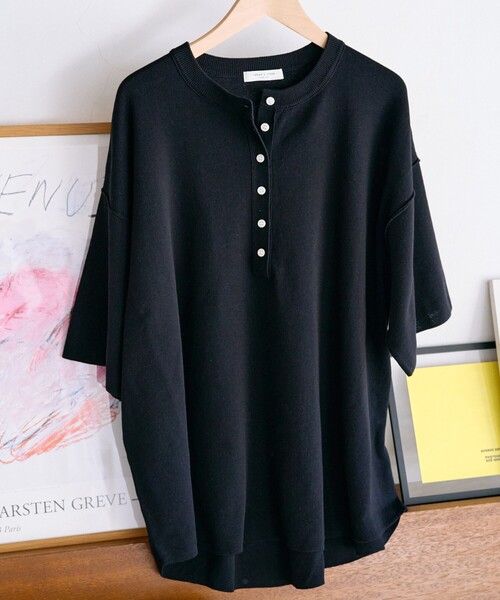 レースアップ プルオーバー ヘンリーネック Tシャツ トレーナー スウェット カットソー ボリューム袖 ランタンスリーブ ス スキッパ 楽天市場】ヘンリーネック レースアップ Tシャツ トップス