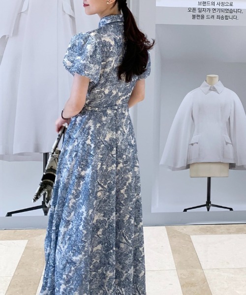 FREE STYLISTS ワンピース YUGA_YGMC Botanical pattern dress