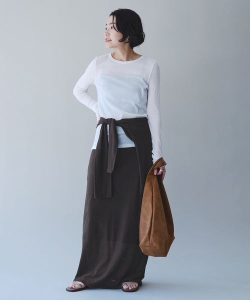 EMILY WEEK シアースカート　完売品 シアータイトスカート（ロング・マキシ丈スカート）｜EMILY WEEK