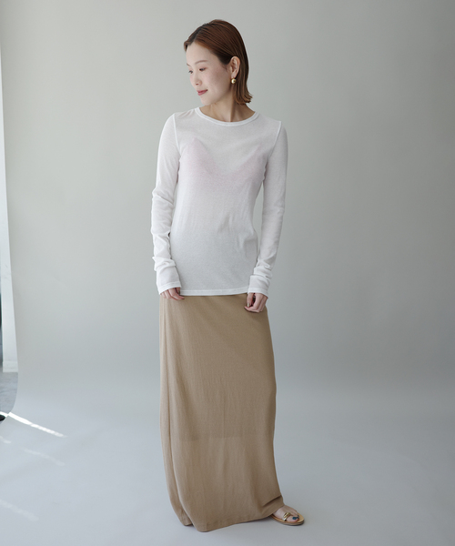 EMILY WEEK シアースカート　完売品 シアータイトスカート（ロング・マキシ丈スカート）｜EMILY WEEK
