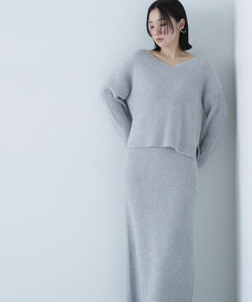 【美品】 NATURAL BEAUTY BASICベージュ セットアップ L NATURAL BEAUTY BASIC 「NATURAL BASIC」 セットアップ MEDIUM
