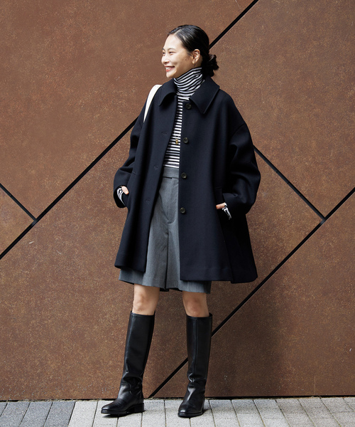 「JOURNAL STANDARD」 ステンカラーコート 38 ブラウン レディース_画像5