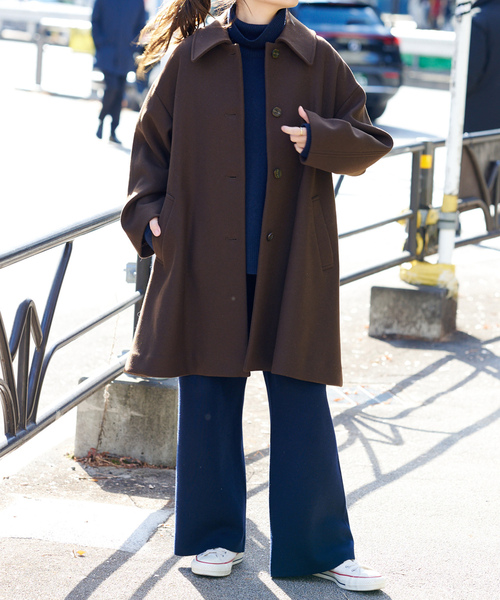 「JOURNAL STANDARD」 ステンカラーコート 38 ブラウン レディース_画像8