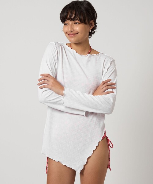 lepidos 水着とラッシュガード Lepidos ラッシュガード 「Lepidos」ドット レディース