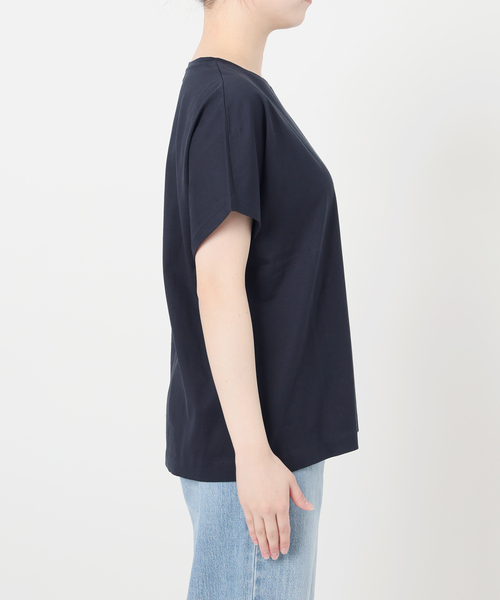 IENA tシャツ ATON/エイトン SUVIN 60/2 CAP SLEEVE TEE Tシャツ