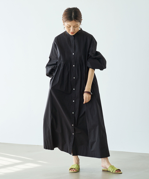 IENA コットンシルクロングシャツワンピース 新品未使用タグ付