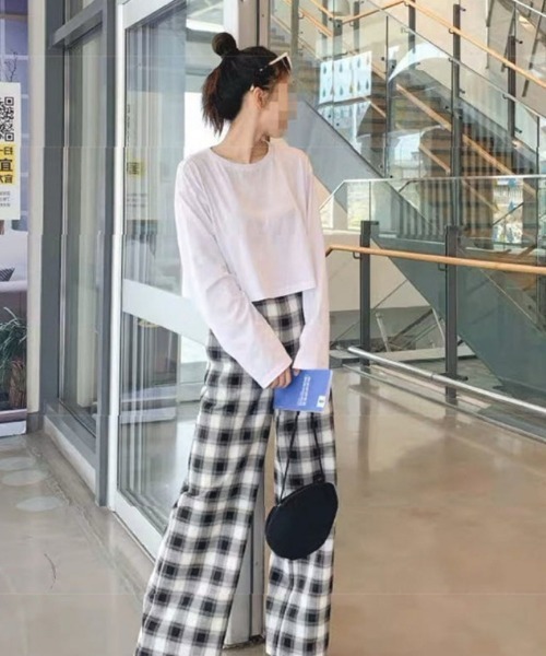 tシャツ ショート丈 無地ロンT レディース : ZOZOTOWN Yahoo!店 - 通販
