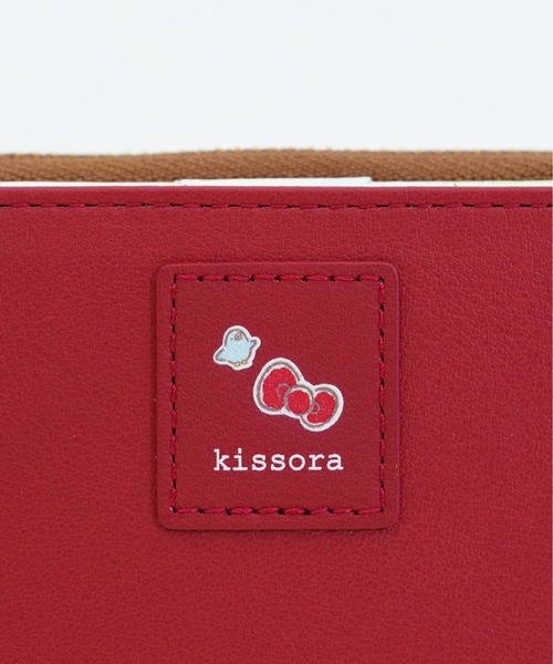 kissora 二つ折り財布　レッド kissora 財布 「kissora/キソラ」 ×ハローキティ×アルプスの少女