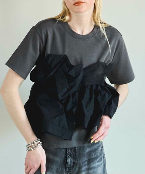 メゾンスペシャルTwisted Ribbon Oversize T-shirt Twisted Ribbon Oversize T-shirt