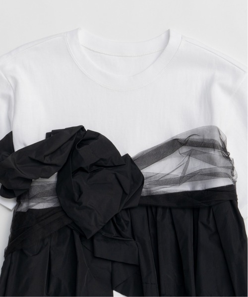 MAISON SPECIAL tシャツ Docking Twisted T-shirt/ドッキング