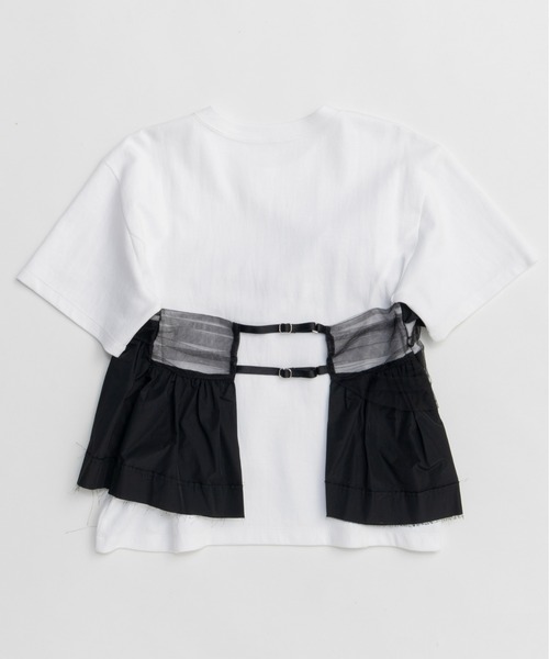 MAISON SPECIAL tシャツ Docking Twisted T-shirt/ドッキング