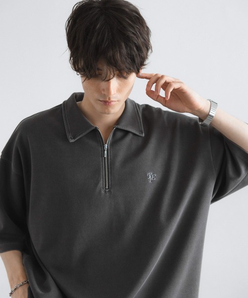 メンズ ハーフジップTシャツ 無地Tシャツ ラウンドネック a1037 楽天市場】メンズ ハーフジップ tシャツの通販