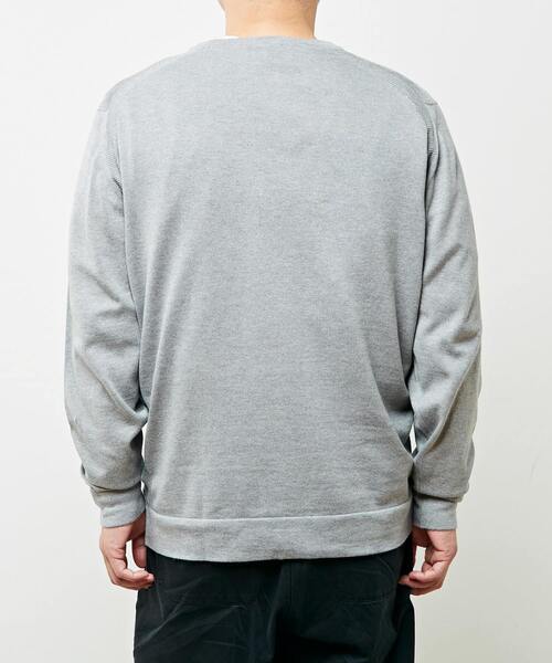 JOHN SMEDLEY（ジョンスメドレー） 長袖ニット M シルバー メンズ