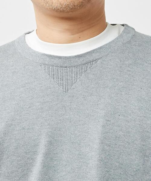 JOHN SMEDLEY（ジョンスメドレー） 長袖ニット M シルバー メンズ