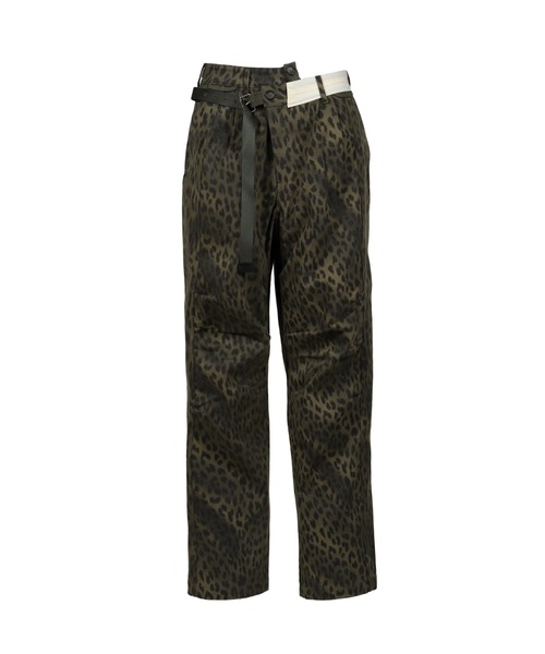 デニム・ジーパン ANDERSSON BELL UNISEX LEOPARD CROSS-OVER WIDE JEANS 5SA432 ANDERSSON BELL パンツ UNISEX LEOPARD CROSS-OVER WIDE JEANS