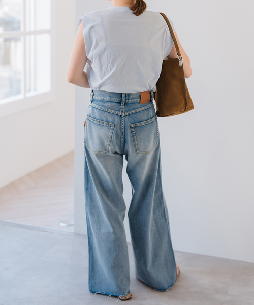 タンクトップ ノースリーブ ATON/エイトン FRESCA CIRCULAR RIB TANK TOP タンクトップ KRAGGM0117 レディー ATON/エイトン FRESCA CIRCULAR RIB TANK TOP タンクトップ