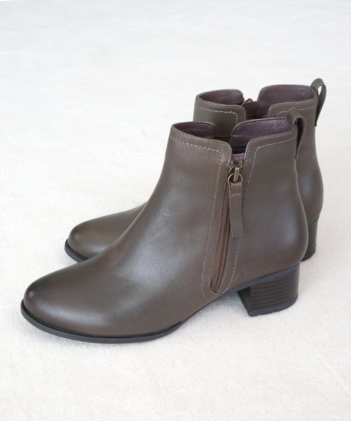MODE KAORI（モードカオリ） ブーツ サイドジップショートブーツ/21536