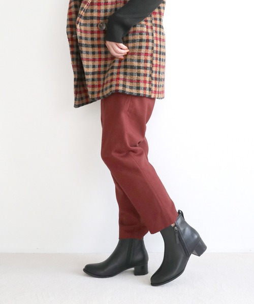 MODE KAORI（モードカオリ） ブーツ サイドジップショートブーツ/21536