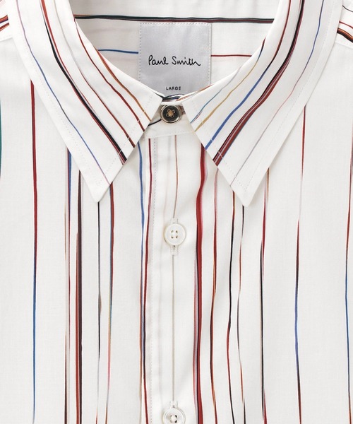 Paul Smith（ポール・スミス） シャツ “Signature Pinstripe” 半袖