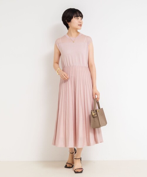 新品未使用　NOLLEY'S ノーリーズ　パーティードレス　ワンピース　プリーツ NOLLEY'S Sophi ワンピース プリーツ風ニットワンピース