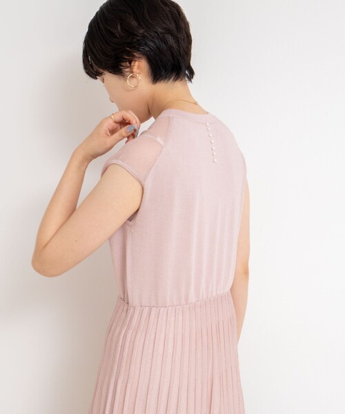 NOLLEY'S Sophi ワンピース プリーツ風ニットワンピース