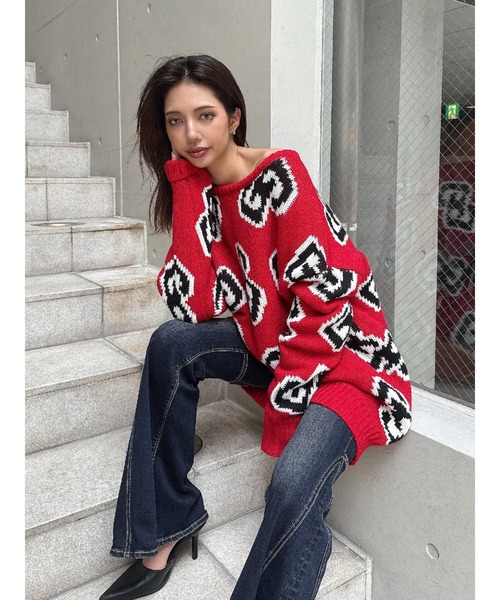 GYDA（ジェイダ） ニット セーター GG FRAMEニットトップス レディース