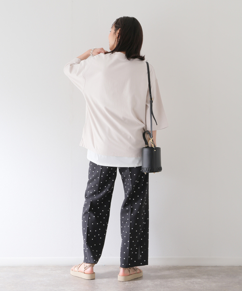 「B.C STOCK」 半袖Tシャツ MEDIUM ベージュ メンズ