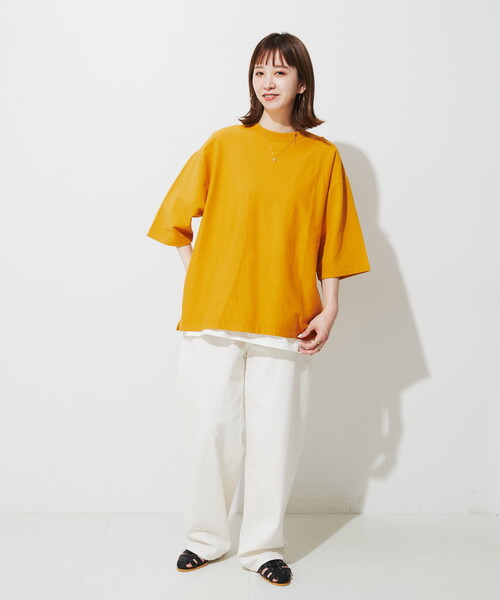 「B.C STOCK」 半袖Tシャツ MEDIUM ベージュ メンズ