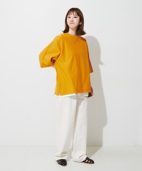「B.C STOCK」 半袖Tシャツ MEDIUM ベージュ メンズ