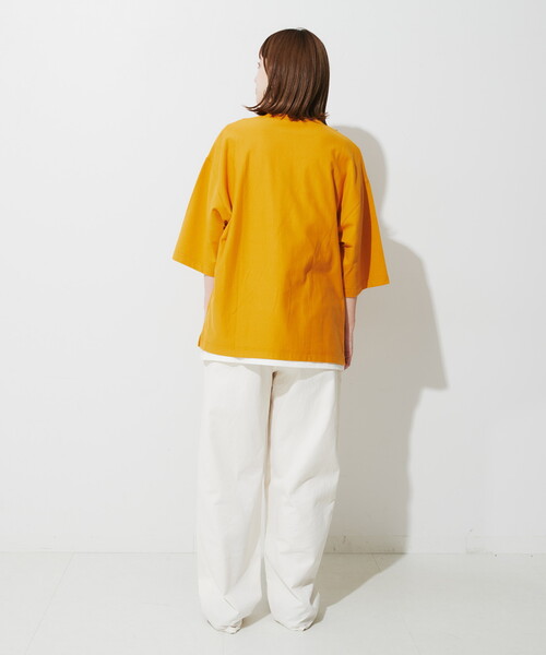 「B.C STOCK」 半袖Tシャツ MEDIUM ベージュ メンズ