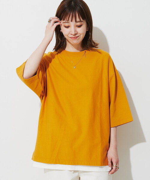 「B.C STOCK」 半袖Tシャツ MEDIUM ベージュ メンズ