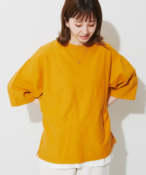 「B.C STOCK」 半袖Tシャツ MEDIUM ベージュ メンズ